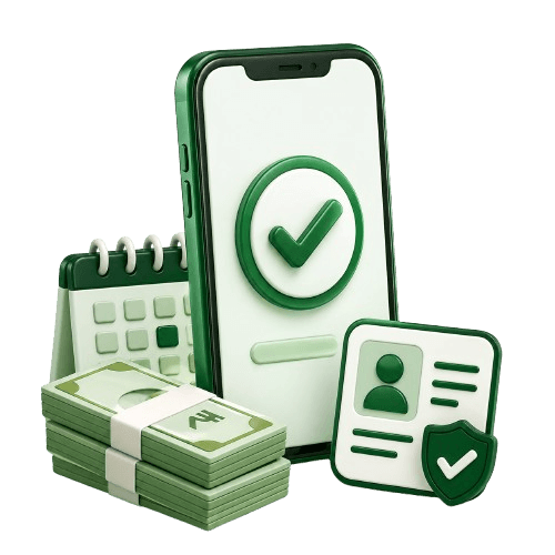 Instant personal loan process on mobile with KYC and disbursal